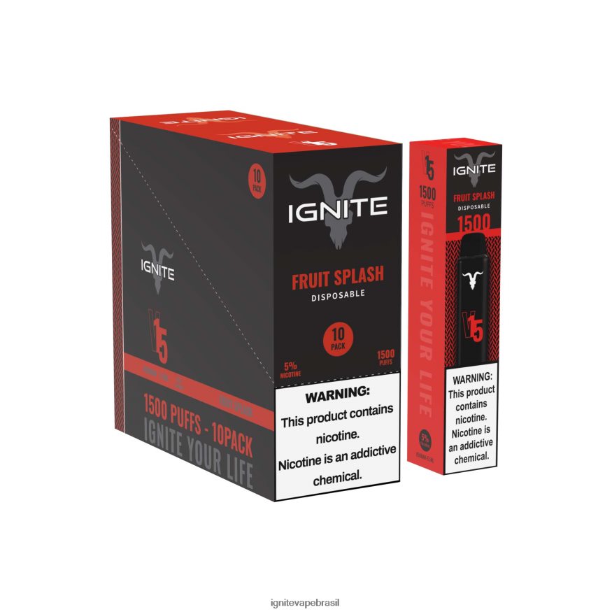 IGNITE V15 caneta vape pacote com 10 - Comprar IGNITE Vape 46LBN4100 respingo de frutas