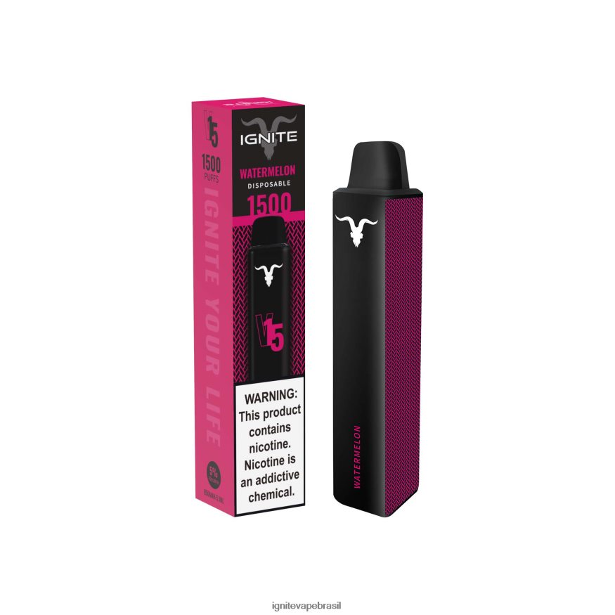 IGNITE V15 caneta vaporizadora - IGNITE Brasil 46LBN412 gelo de banana