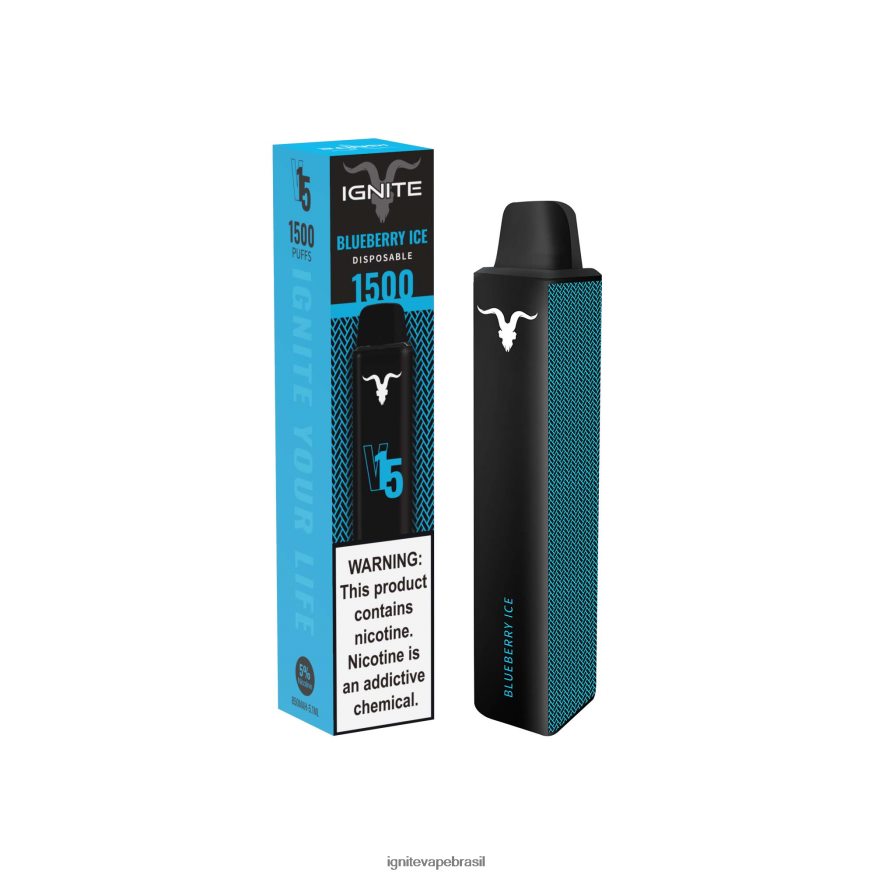IGNITE V15 caneta vaporizadora - IGNITE Brasil 46LBN412 gelo de banana