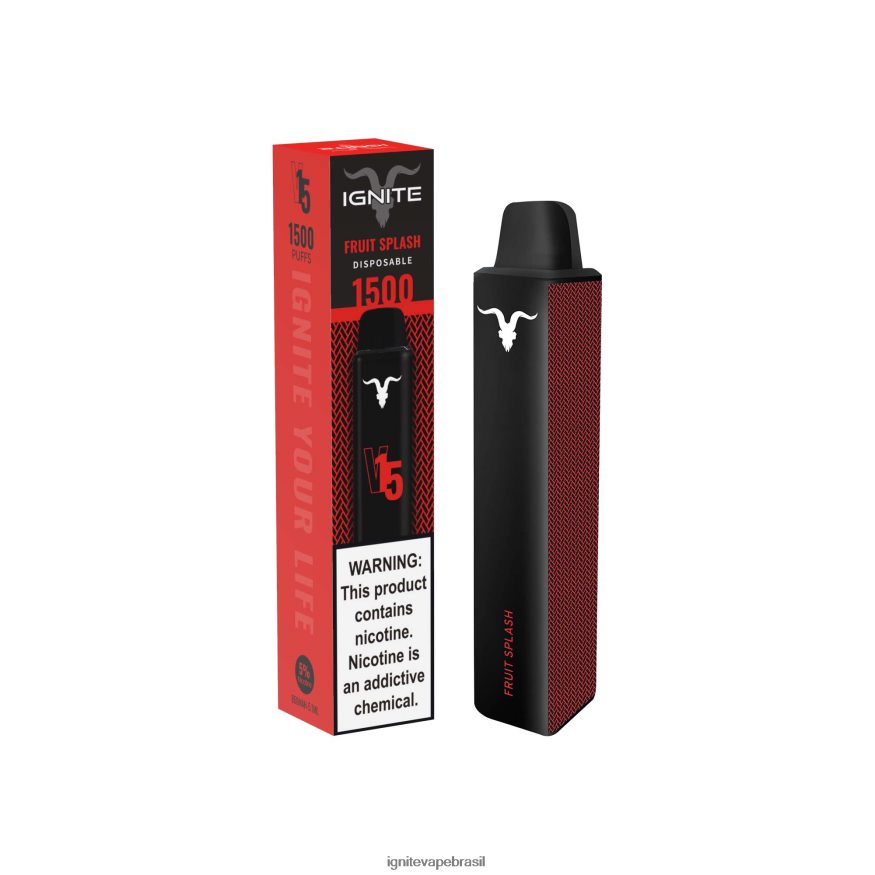 IGNITE V15 caneta vaporizadora - IGNITE Brasil 46LBN412 gelo de banana