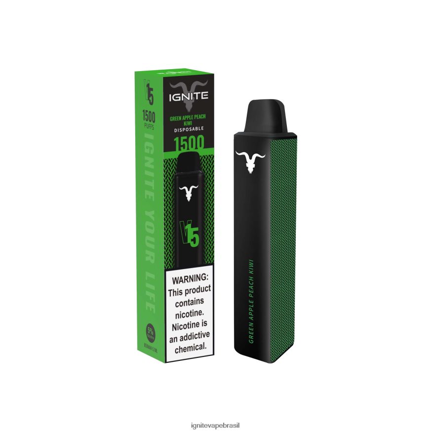 IGNITE V15 caneta vaporizadora - IGNITE Brasil 46LBN412 gelo de banana