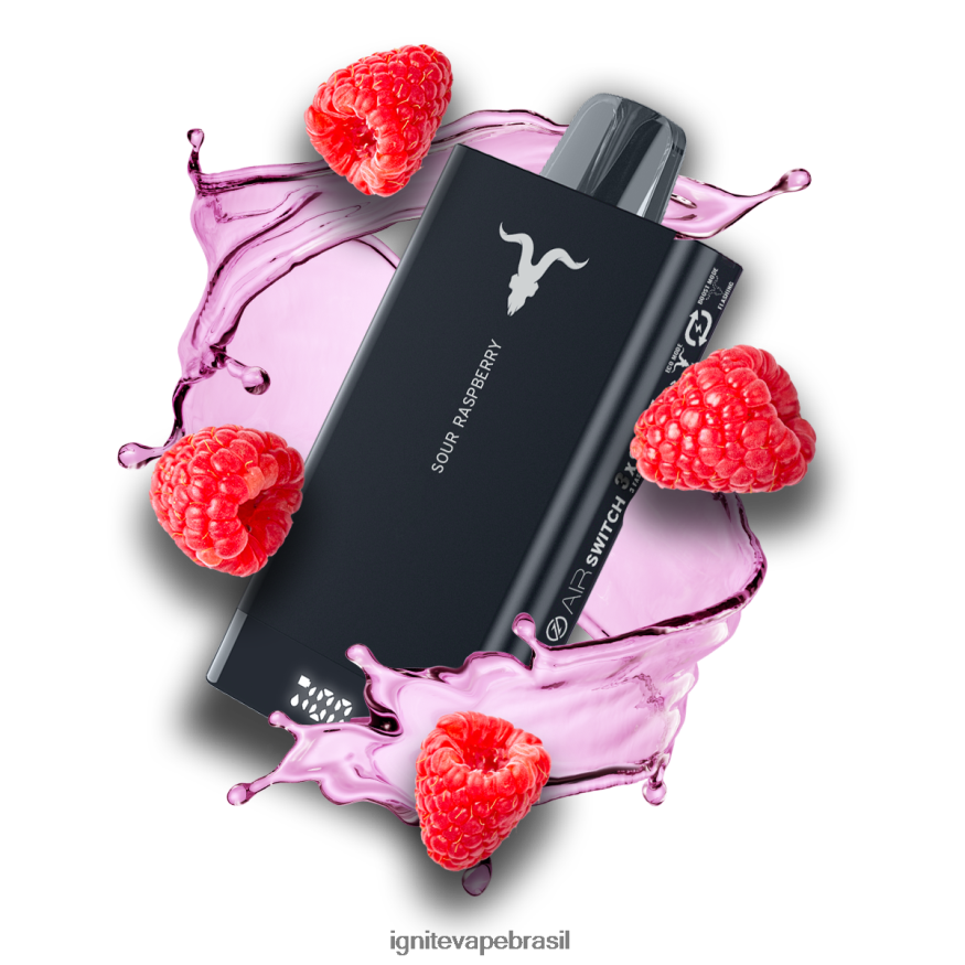 IGNITE V150 caneta vaporizadora - Pod IGNITE Tabaco 46LBN48 explosão de frutas vermelhas