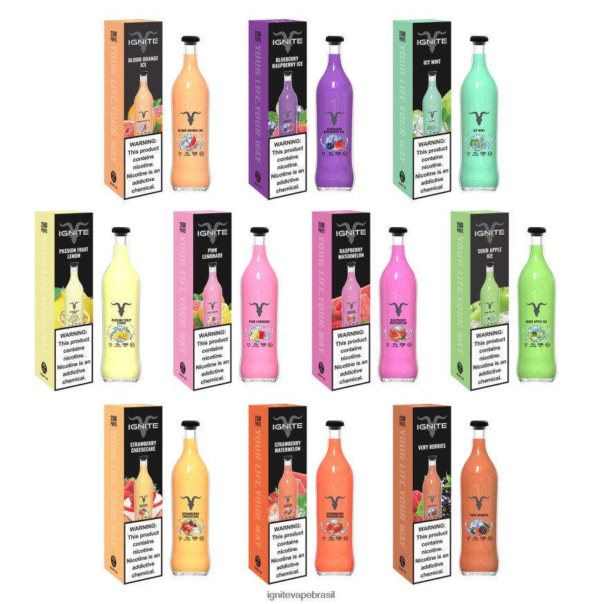 IGNITE V25 caneta vaporizadora - Vape IGNITE Preço 46LBN414 hortelã gelada