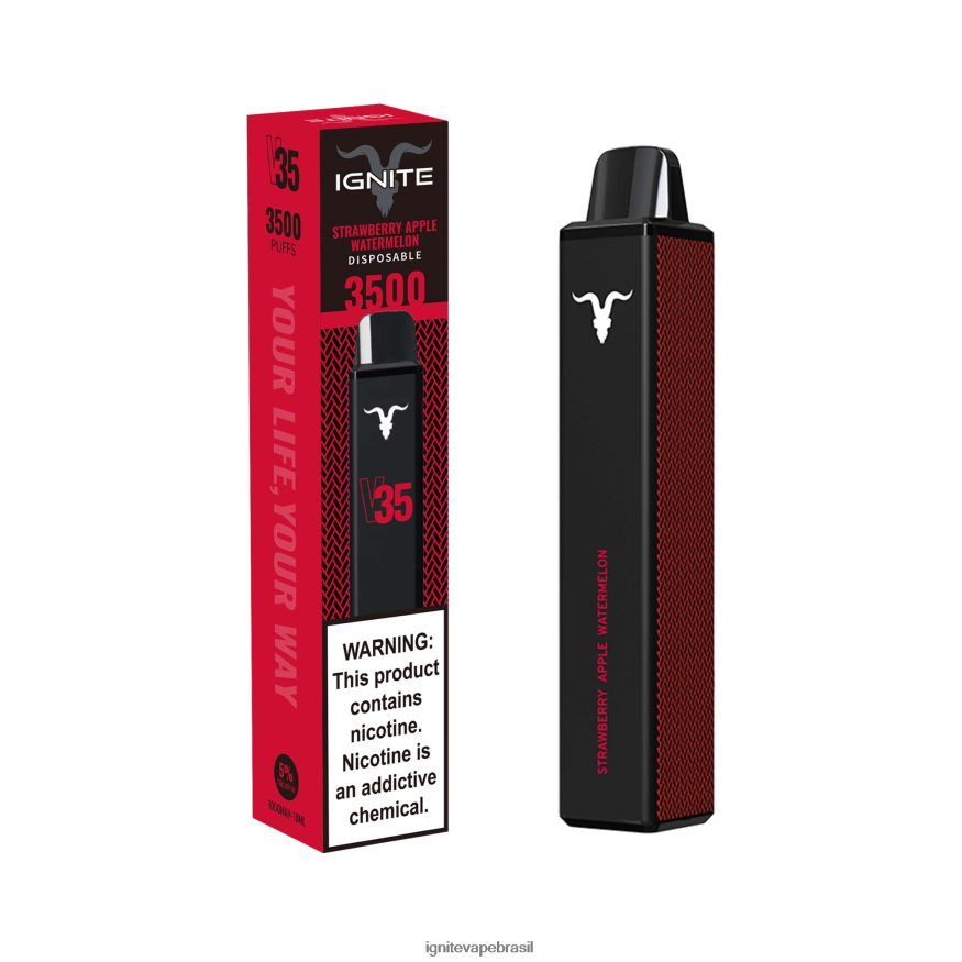 IGNITE V35 caneta vaporizadora - IGNITE Descartável 46LBN4133 gelo de uva