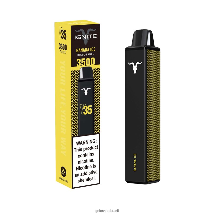 IGNITE V35 caneta vaporizadora - Pod IGNITE Comprar 46LBN4139 morango banana