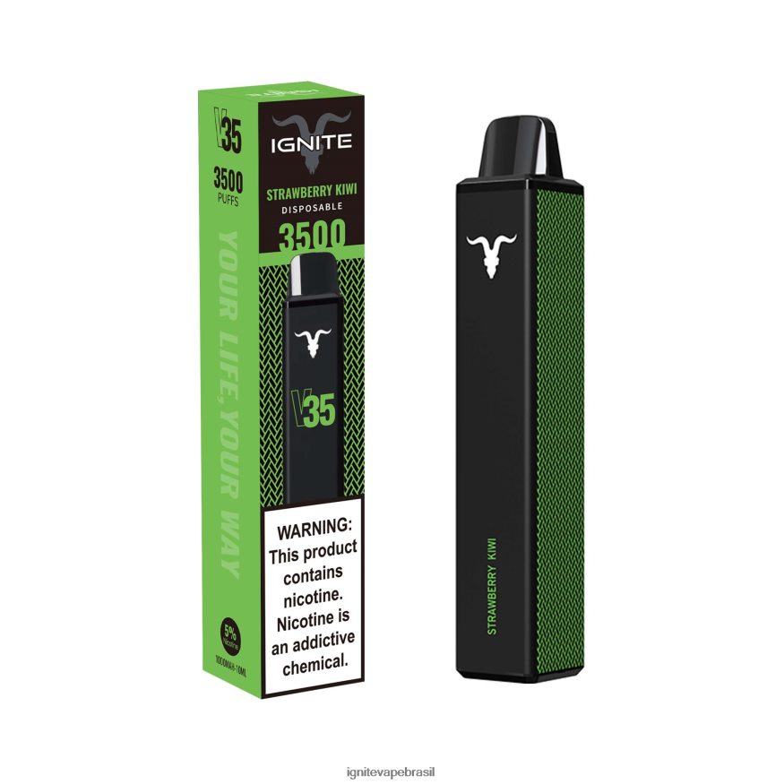 IGNITE V35 caneta vaporizadora - Pod IGNITE Tabaco 46LBN4138 kiwi morango
