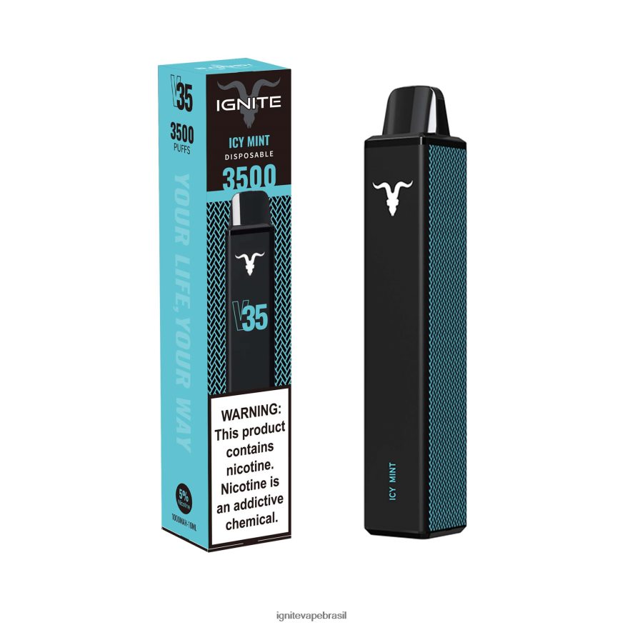 IGNITE V35 caneta vaporizadora - Vape IGNITE Preço 46LBN4134 hortelã gelada
