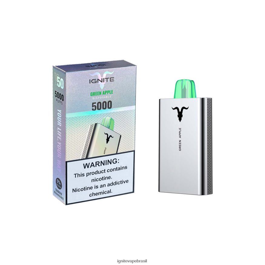IGNITE V50 caneta vaporizadora - IGNITE Descartável 46LBN4153 gelo de banana