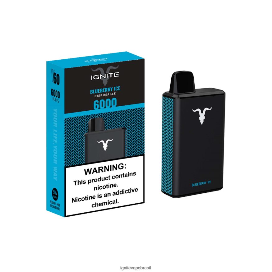 IGNITE V60 caneta vaporizadora - Pod IGNITE Comprar 46LBN429 gelo de mirtilo