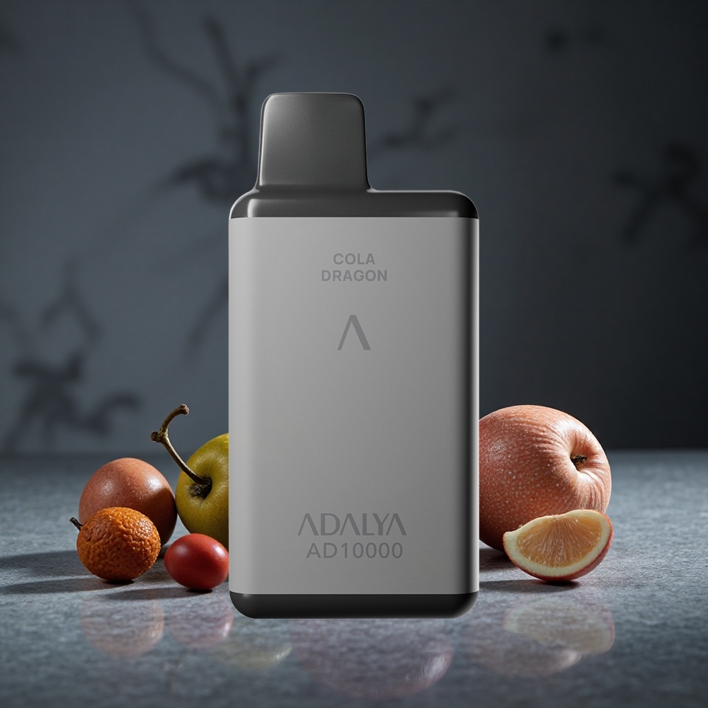 Adalya AD 10000 Puffs Dispositivo Vaporizador Descartável Noite de Berlim Cor Cinza Espacial Brazil vape wholesale