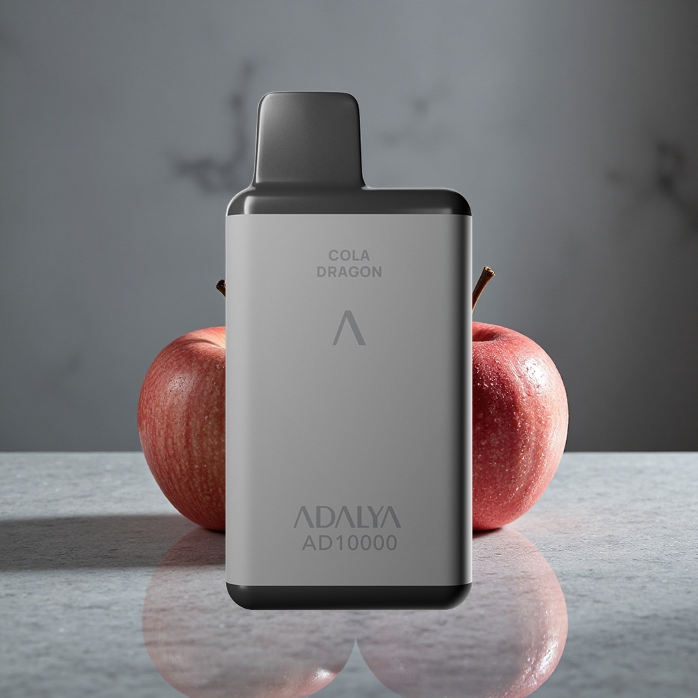 Adalya AD 10000 Puffs Maçãs Duplas Space Gray 14 ml Brazil vape wholesale