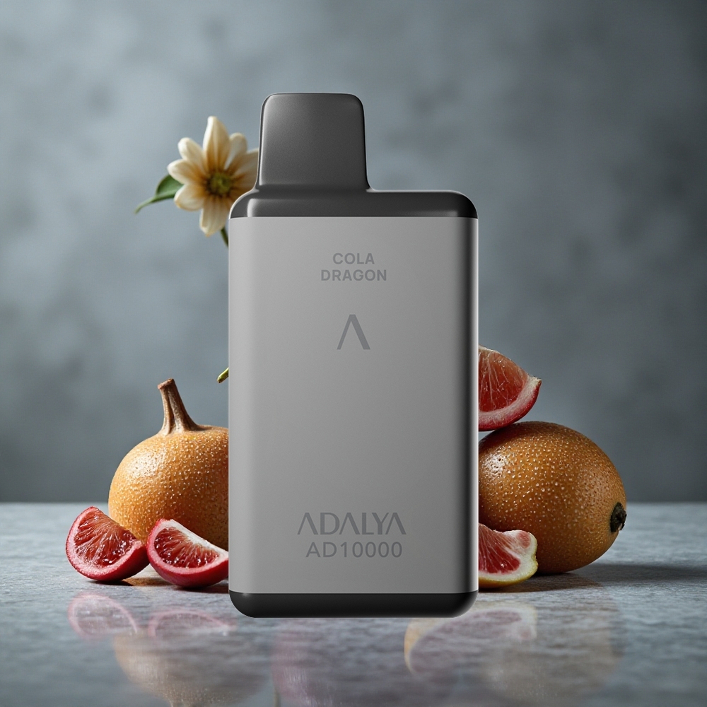 Adalya AD 10000 Puffs Vape Descartável Lady Killer Cinza Espacial 14 ml Brasil Vape Wholesale