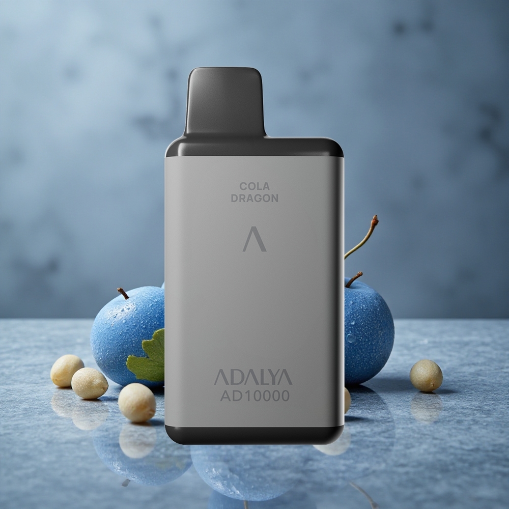 Adalya AD 10000 Puffs Vape Descarte Gelo Azul Space Gray 14ml Brasil Vape Wholesale