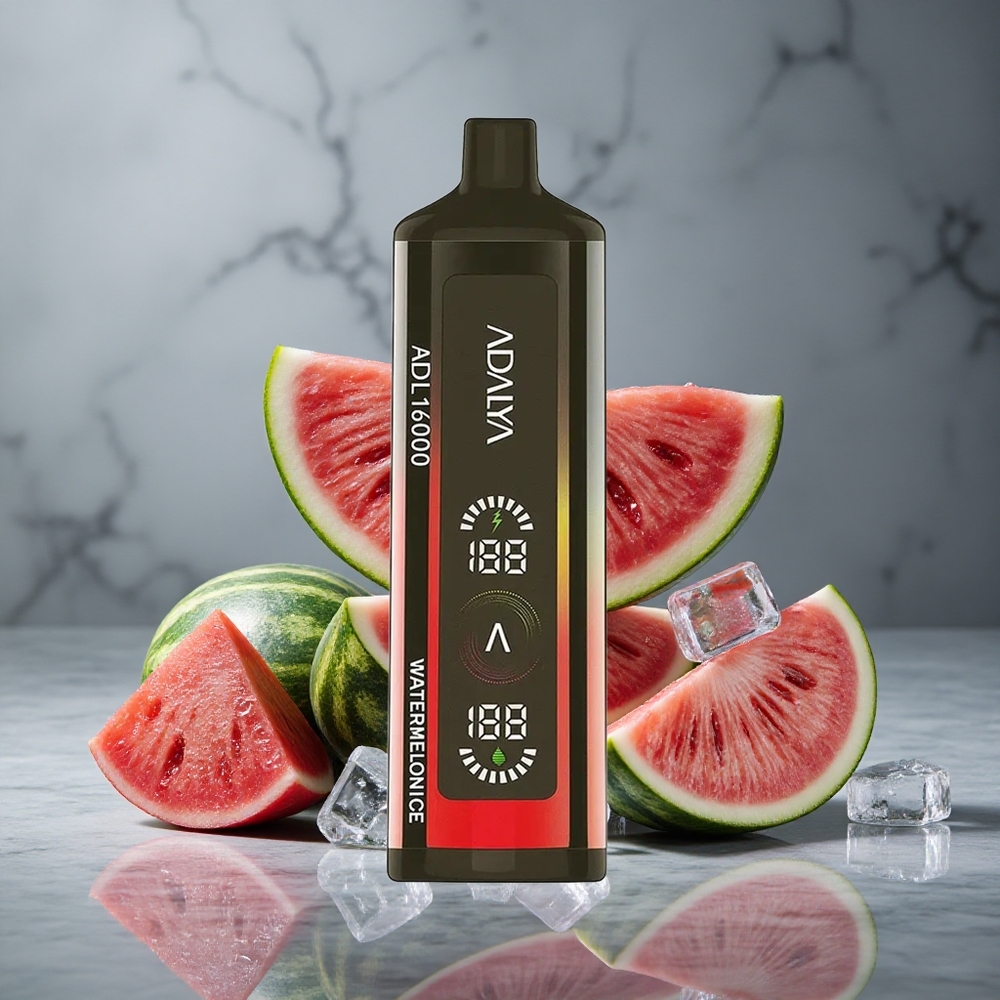 Adalya ADL 16000 PRO Puffs Vape Descartável Melancia Gelo Design em Aço Pintado Brazil vape wholesale