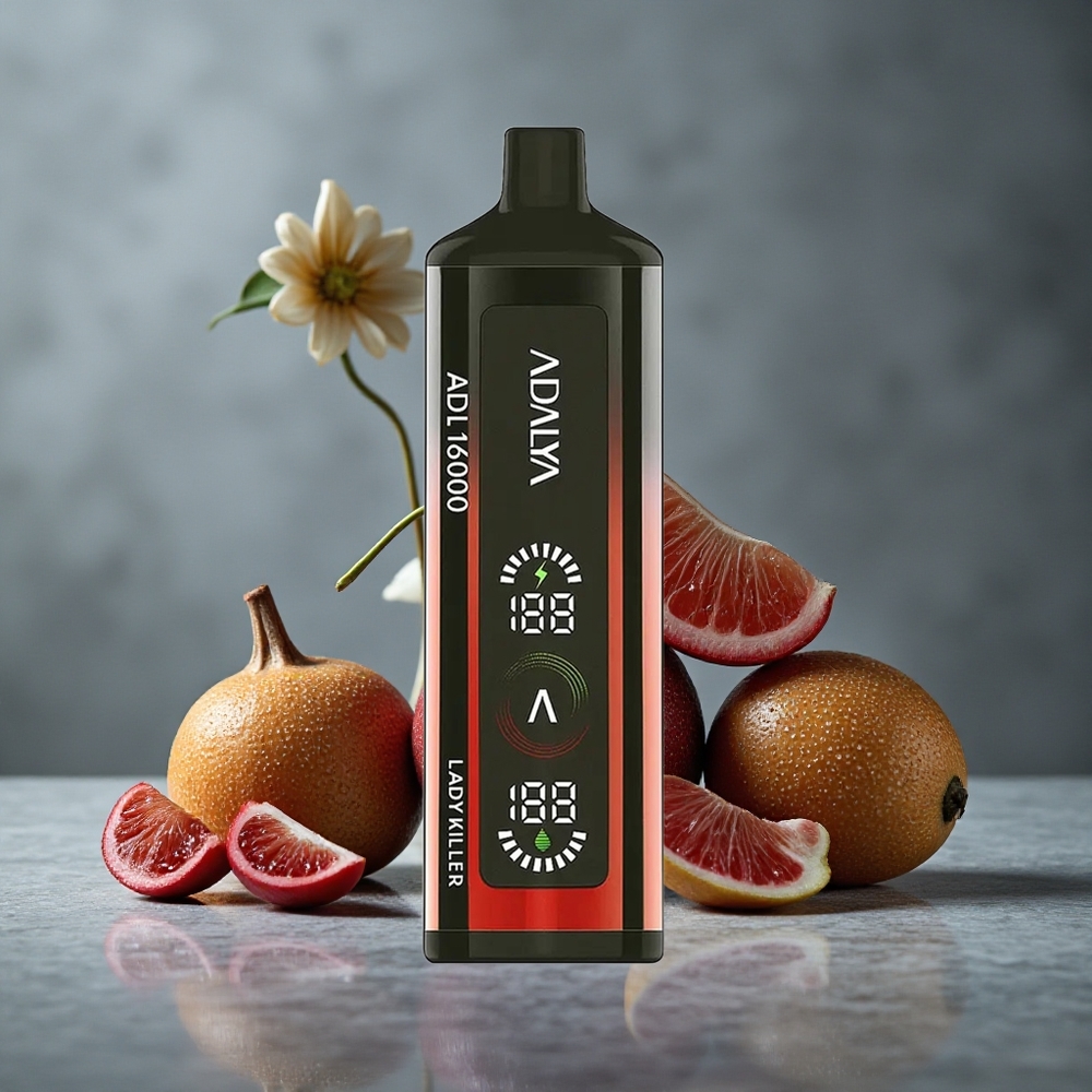 Adalya ADL 16000 PRO Puffs Vape Lady Killer Sabor Assassina com Tela Digital e 16000 Puffs Brazil vape wholesale