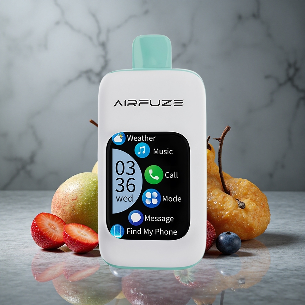 AirFuze Smart 30000 Puffs Disposable Pod Explosão de Frutas Arco-Íris com Tela Touch de 2,01" Brazil vape wholesale