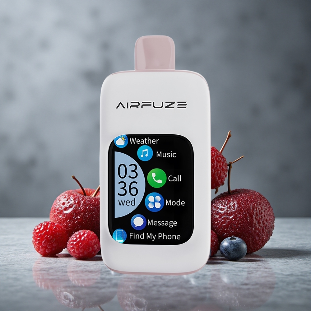 AirFuze Smart 30000 Puffs Vape Descartável Explosão de Frutas Silvestres Tela TFT 2,01" Toque Brazil vape wholesale