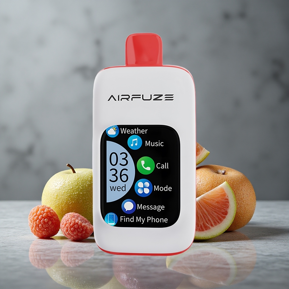 AirFuze Smart 30000 Puffs Vape Descartável Goma Azeda Suculenta Tela Touch 2,01" Brazil vape wholesale