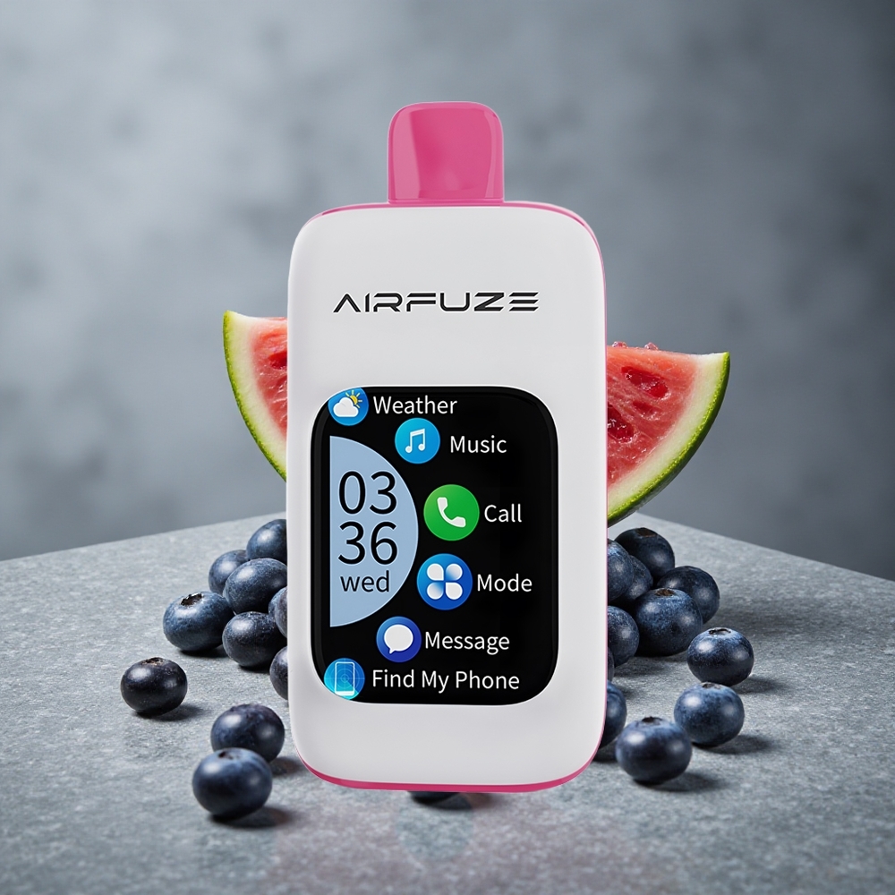 AirFuze Smart 30000 Puffs Vape Descartável Mirtilo Melancia Tela Touch 2.01" Brazil vape wholesale