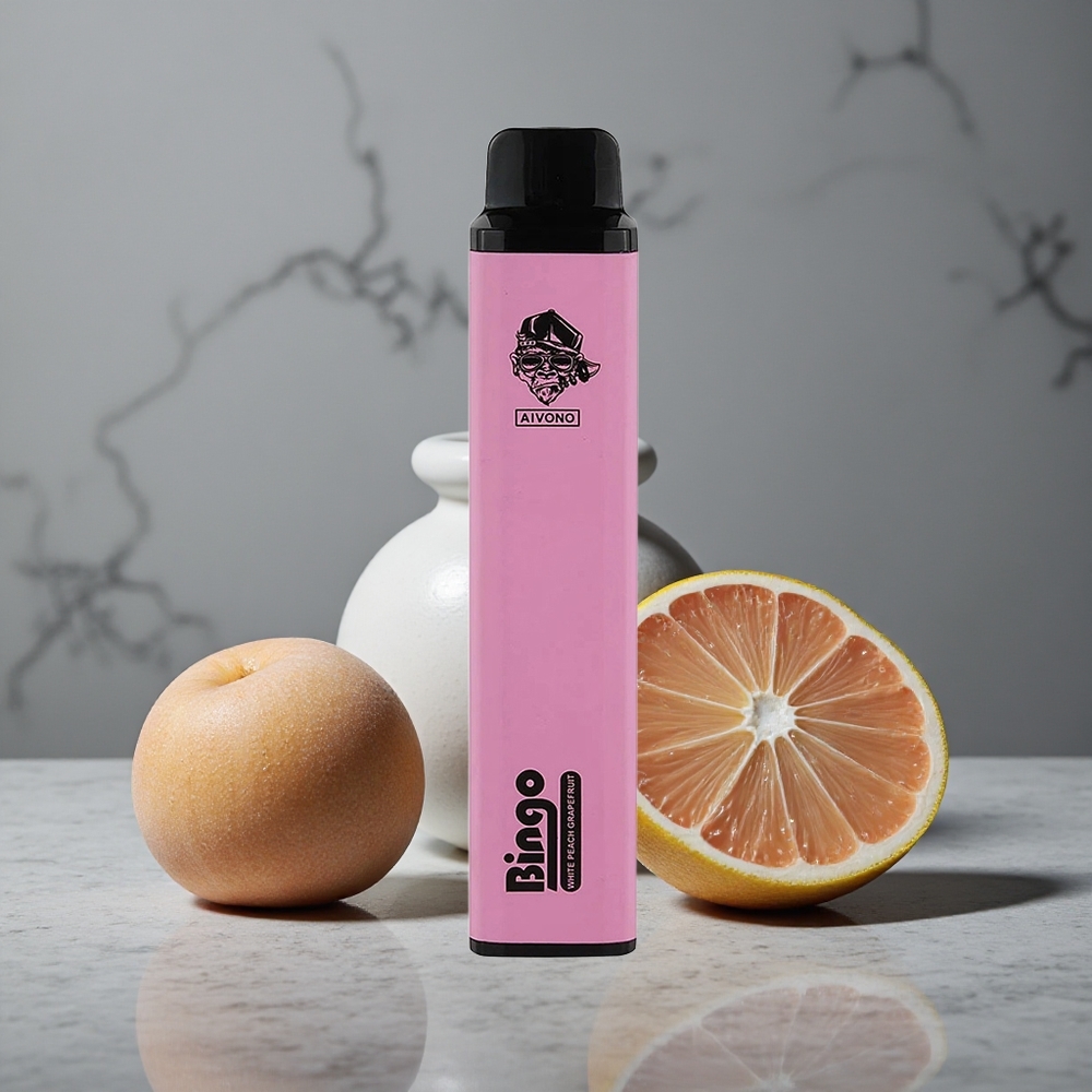 Aivono AIM BINGO 4000 Puffs Pêssego Branco Toranja 10mL 4000 Puffs Brazil vape wholesale