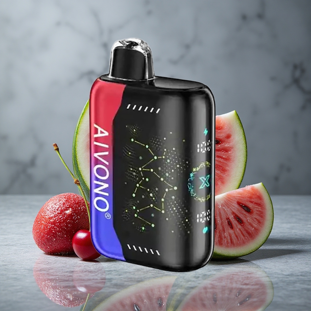 Aivono AIM BOOM 25000 Puffs Melancia Gelada e Cereja 28ml E-Liquid Brazil vape wholesale