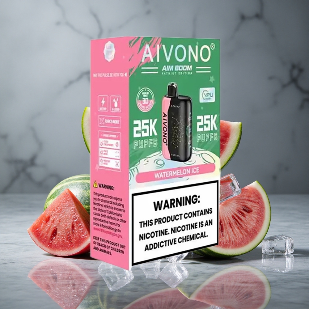Aivono AIM BOOM 25000 Puffs Sabor Melancia Gelada 28ml Capacidade Brasil vape wholesale