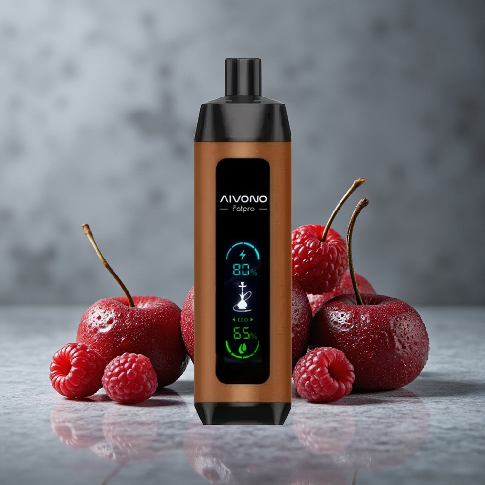 Aivono AIM FATPRO 22000 Puffs Cereja Framboesa 28ml Recarregável Brazil vape wholesale