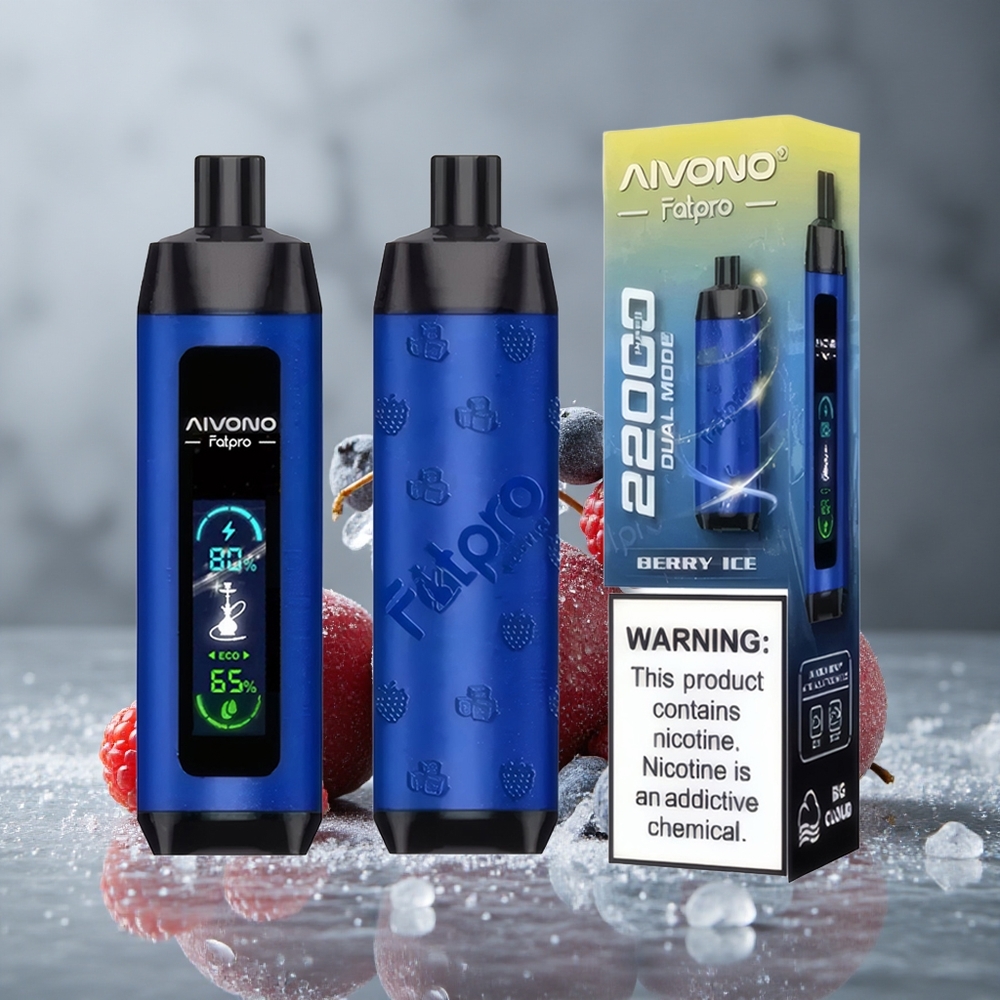 Aivono AIM FATPRO 22000 Puffs Fruta Silvestre Gelo 28ml E-líquido 600mah Recarregável Brazil vape wholesale