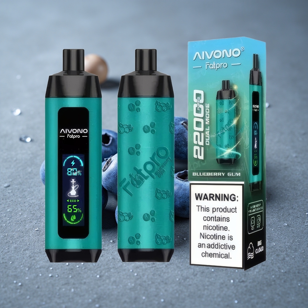 Aivono AIM FATPRO 22000 Puffs Sabor Mirtilo 28ml Recarregável Brazil vape wholesale