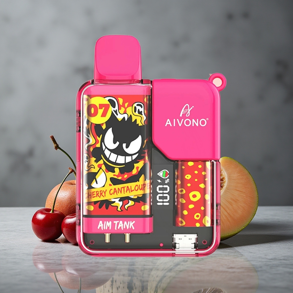 Aivono AIM-TANK 9500 Puffs Cereja Melão 18ml Capacidade de Líquido Brazil vape wholesale
