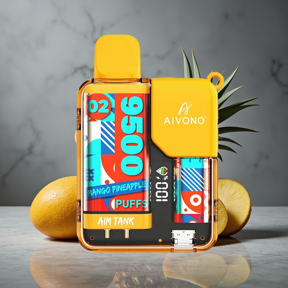 Aivono AIM-TANK 9500 Puffs Manga Abacaxi 18ml Capacidade Brasil vape wholesale