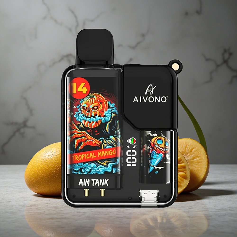 Aivono AIM-TANK 9500 Puffs Mangueira Tropical com 18ml de E-líquido e 650mAh Brazil vape wholesale
