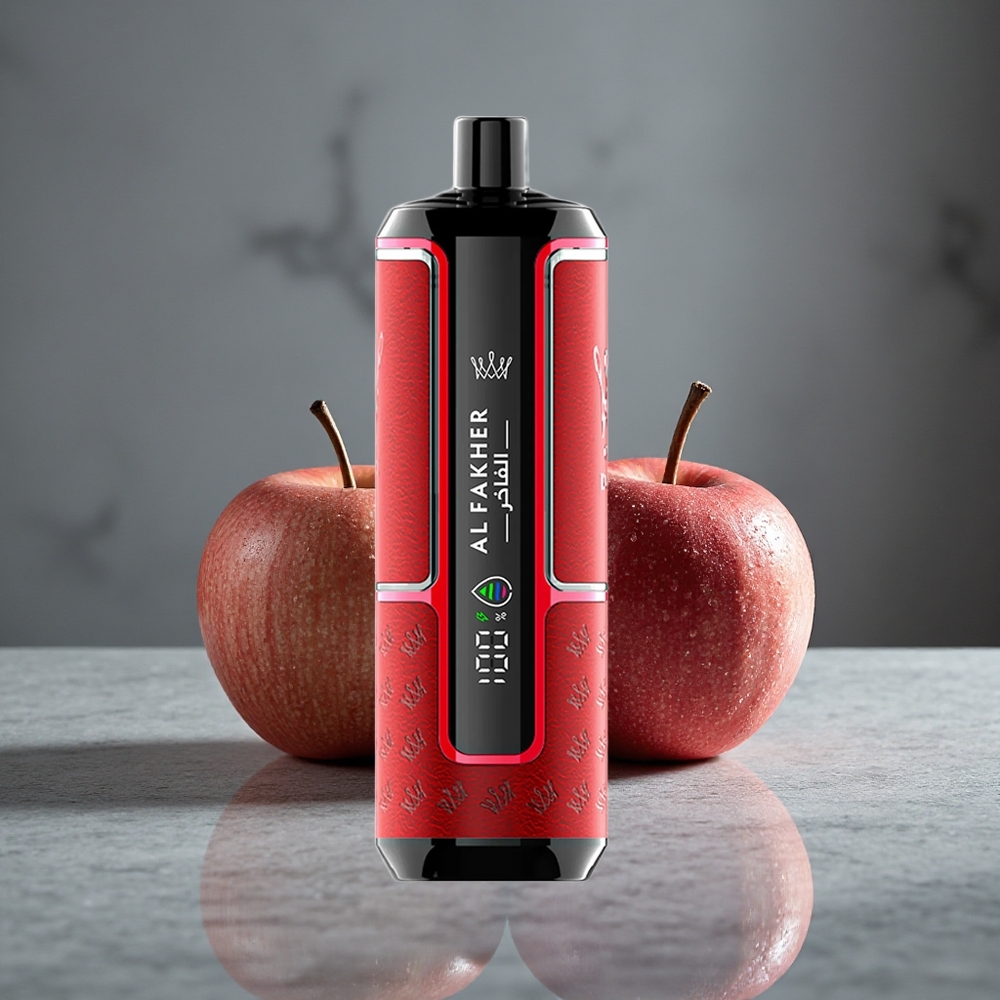 Al Fakher Crown Bar 15K Hypermax Duas Maçãs 22ml Portátil Brazil vape wholesale