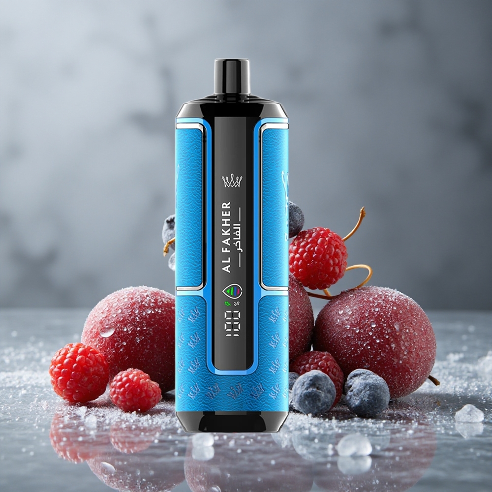 Al Fakher Crown Bar 15K Hypermax Vape Descartável Kit Fruta Silvestre Gelo com 15000 Puffs e 22ml Brazil vape wholesale