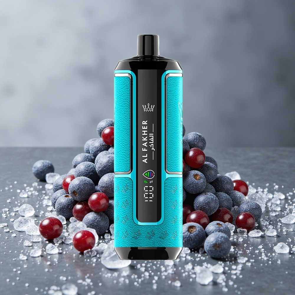 Al Fakher Crown Bar 15K Hypermax Vape Descartável Kit Groselha Negra Gelo com 15000 Puffs e Carregamento Tipo-C Brazil vape wholesale