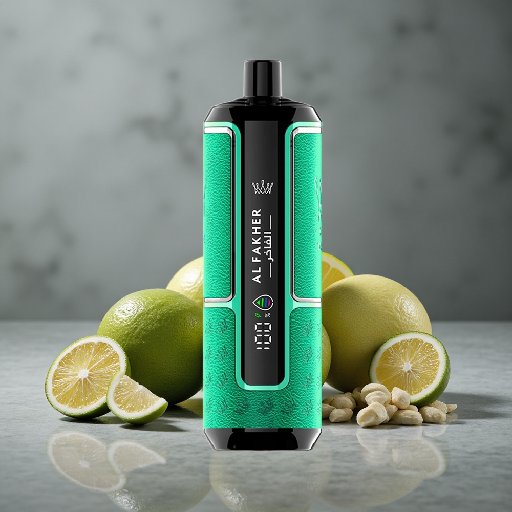 Al Fakher Crown Bar 15K Hypermax Vape Descartável Kit Limão Lima 22ml 15000 Puffs Brazil vape wholesale
