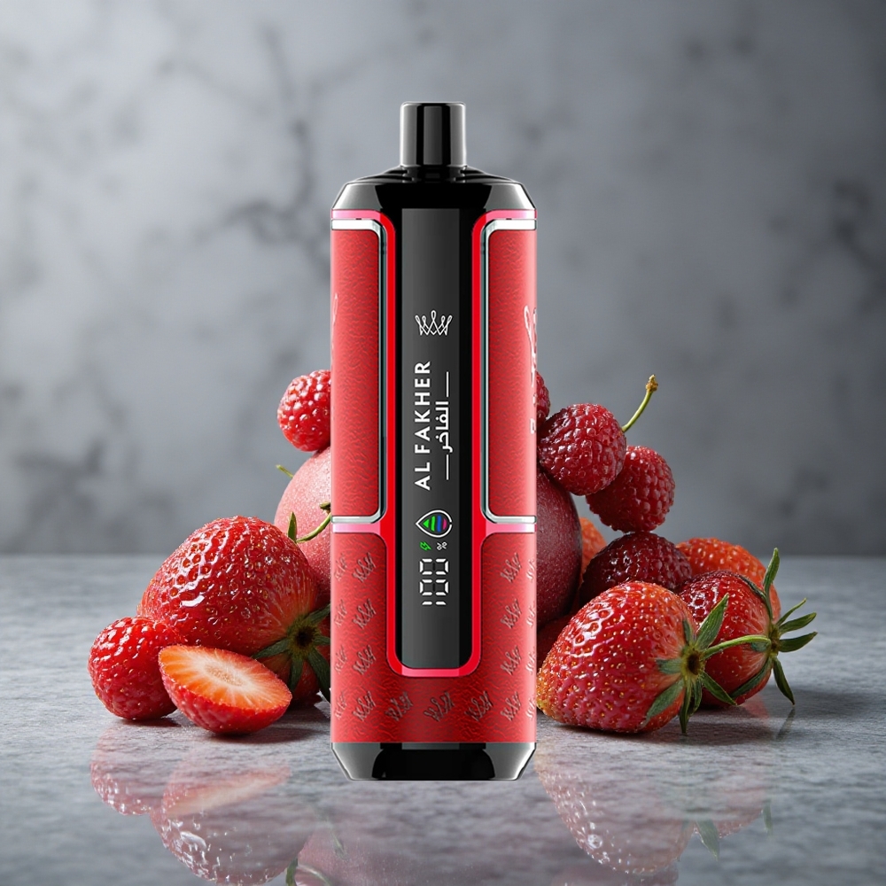 Al Fakher Crown Bar 15K Hypermax Vape Descartável Kit Morango Punch 22ml 15000 Puffs Brazil vape wholesale