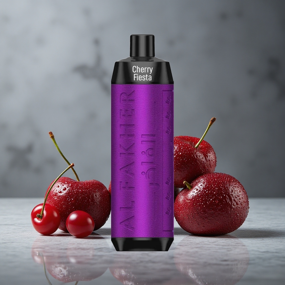 Al Fakher Crown Bar 8000 Crystal Descartável Cherry Fiesta 18ml Capacidade Brasil vape wholesale