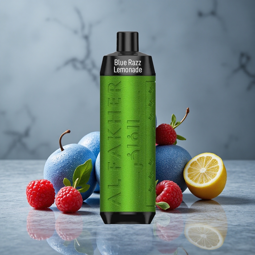 Al Fakher Crown Bar 8000 Crystal Descartável Vape Framboesa Azul Limonada 18ml Capacidade Brazil vape wholesale