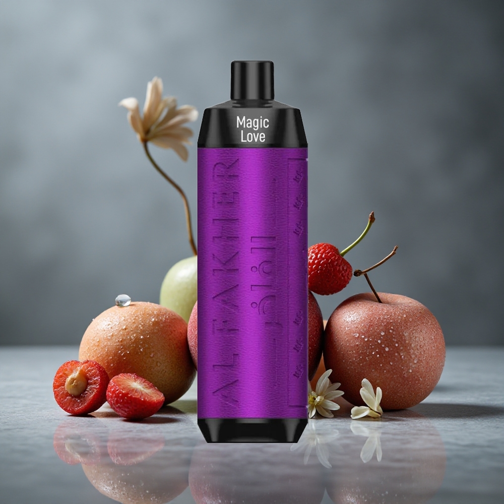 Al Fakher Crown Bar 8000 Crystal Vape Descartável Amor Mágico 18ml Capacidade de Líquido Brazil vape wholesale