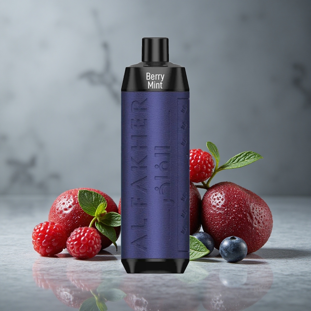 Al Fakher Crown Bar 8000 Crystal Vape Descartável Berry Menta 18ml Capacidade de Líquido Brazil vape wholesale