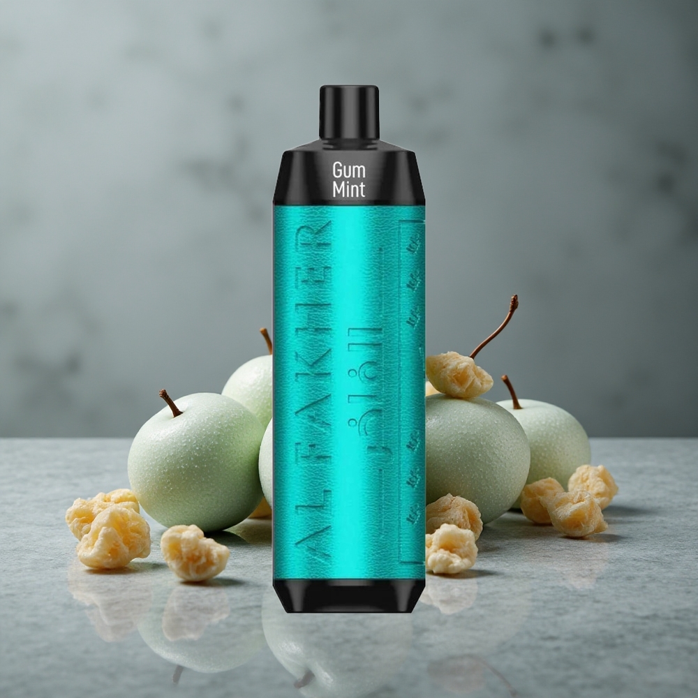 Al Fakher Crown Bar 8000 Crystal Vape Descartável Hortelã Chiclete 18ml Capacidade de Líquido Brazil vape wholesale