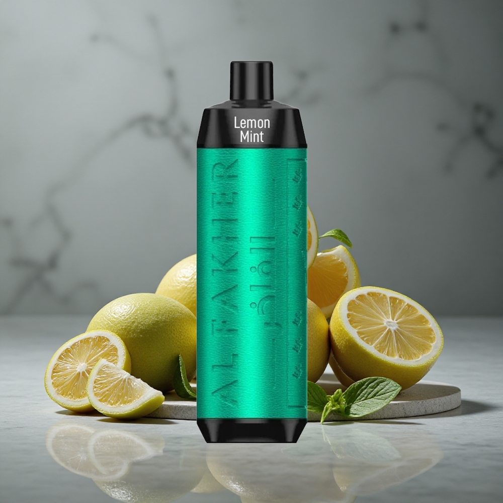 Al Fakher Crown Bar 8000 Crystal Vape Descartável Limão Hortelã 8000 Puffs 18ml capacidade de líquido Brazil vape wholesale