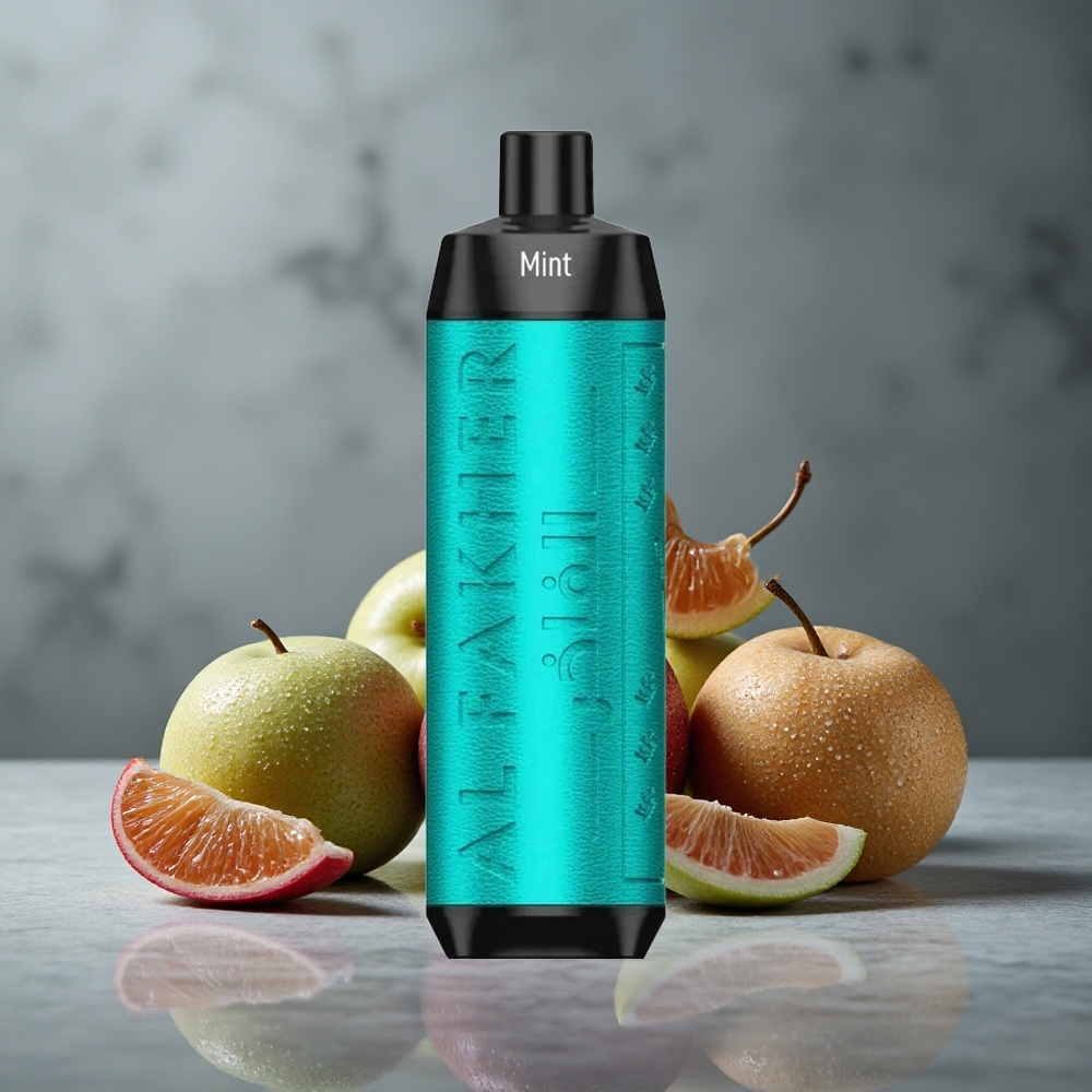 Al Fakher Crown Bar 8000 Crystal Vape Descartável Menta – 8000 Puffs, 18ml de líquido – Brazil vape wholesale