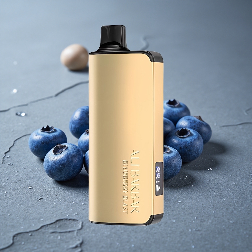 Alibarbar Ingot 9000 Puffs Explosão de Mirtilo 22ml Capacidade de Líquido Brazil vape wholesale