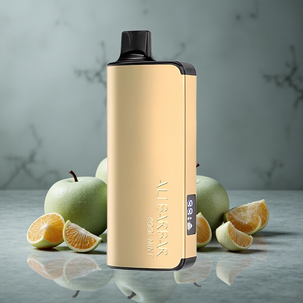 Alibarbar Ingot 9000 Puffs Menta Fresca 22ml LED Display Brazil vape wholesale