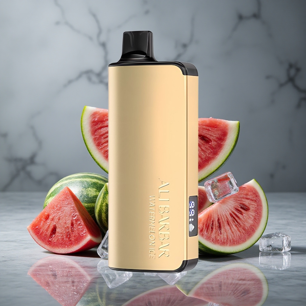 Alibarbar Ingot 9000 Puffs Pod Descartável Melancia Gelo 22ml Brasil Vape Wholesale