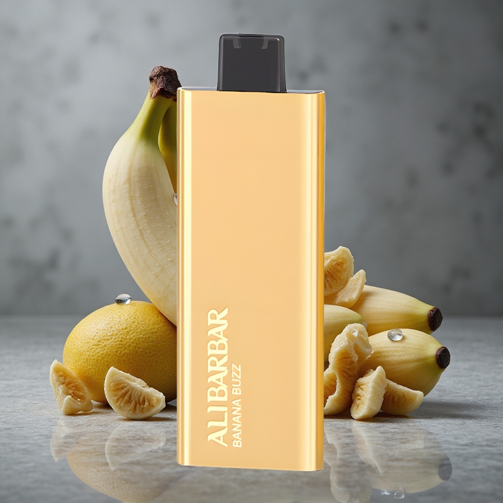 Alibarbar Pandora 7000 Puffs Banana Buzz Sabor Banana – 17 ml – Brazil vape wholesale
