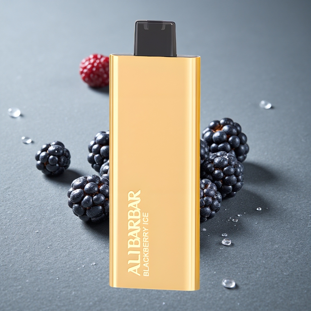 Alibarbar Pandora 7000 Puffs Vape Descartável Blackberry Ice (Mirtilo Gelo) 17ml Brazil vape wholesale