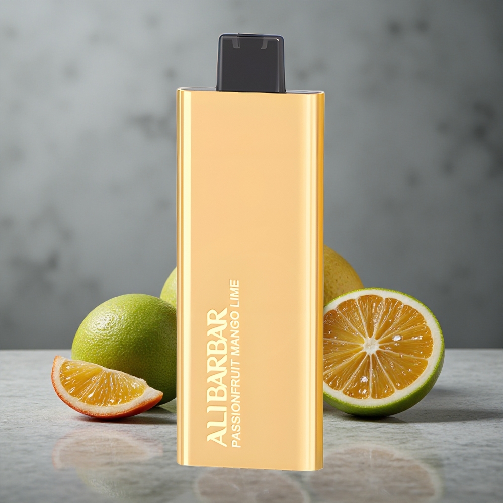 Alibarbar Pandora 7000 Puffs Vape Descartável Maracujá Manga Lima com 17 ml de líquido Brazil vape wholesale